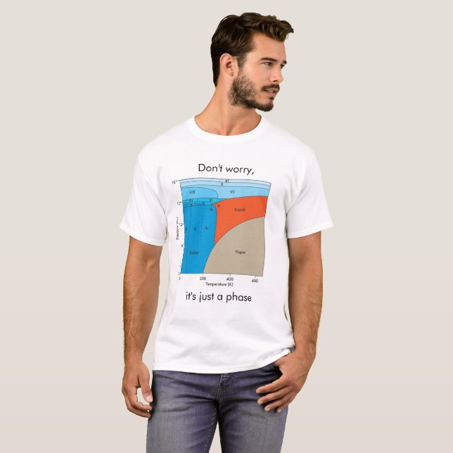 Water Phase Diagram T-shirt (Front Full)