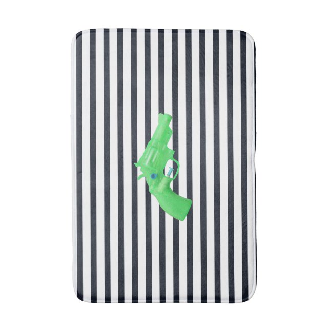 Water pistol toy water gun toy bath mat (Front Vertical)