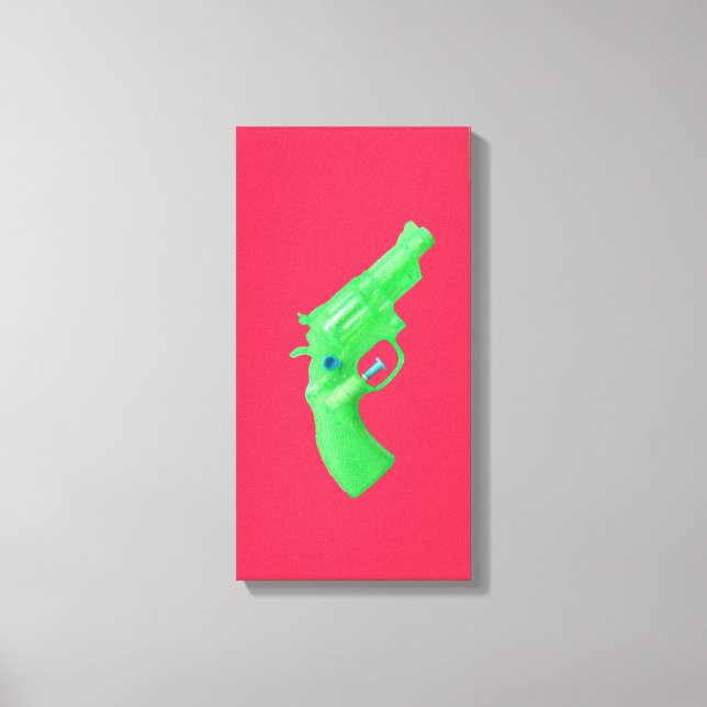 Water pistol toy water gun toy photoart canvas print (Front)