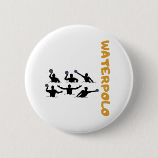 Water Polo 6 Cm Round Badge