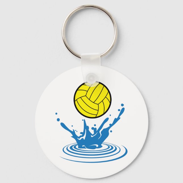 Water Polo Ball Key Ring (Front)