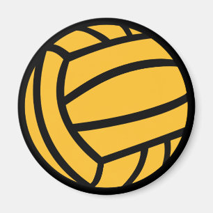 Water polo ball magnet