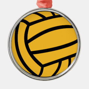 Water polo ball metal tree decoration