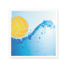 Water Polo Ball Paper Napkins