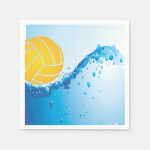 Water Polo Ball Paper Napkins