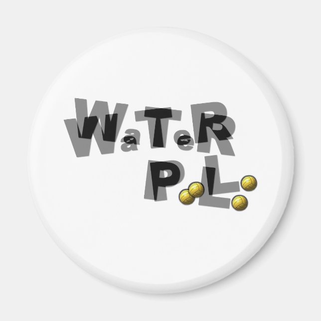 Water polo blur magnet (Front)