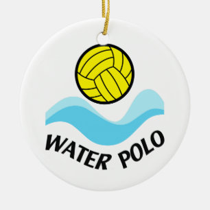 Water Polo Ceramic Tree Decoration
