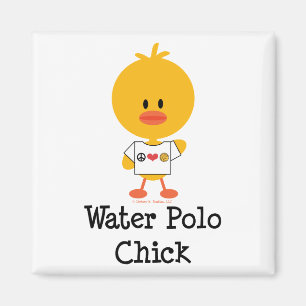 Water Polo Chick Magnet