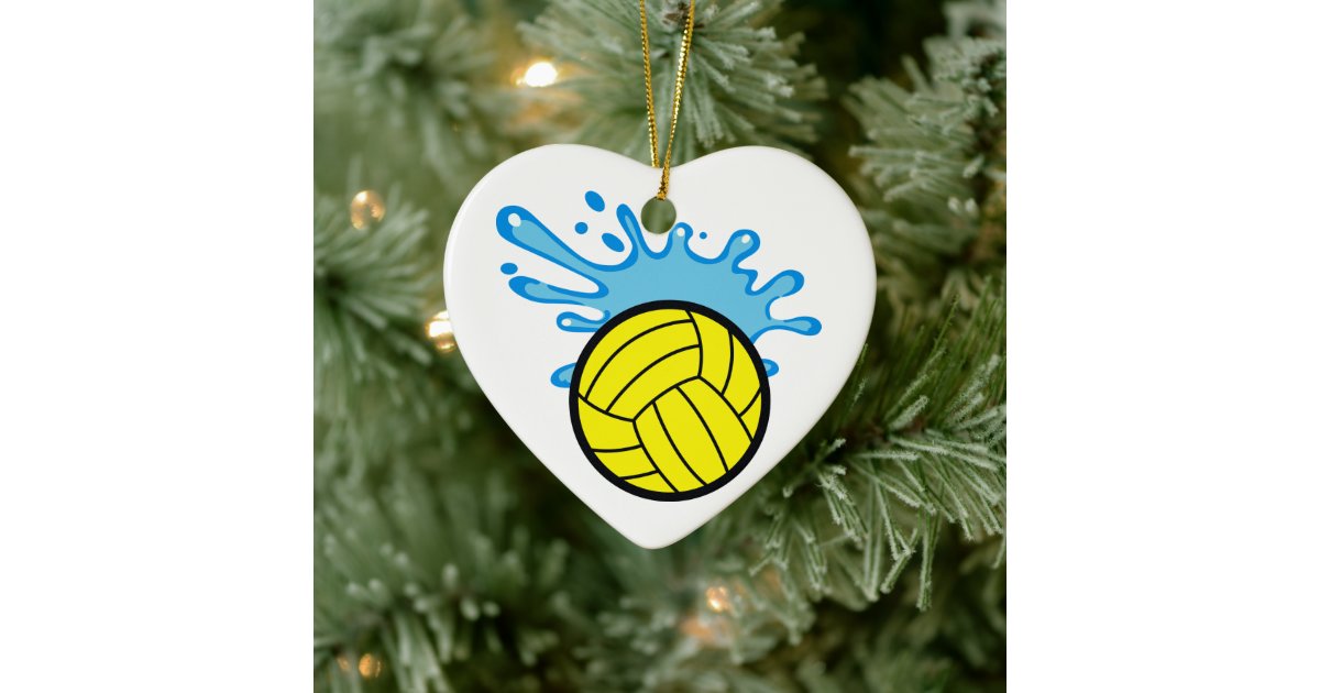 Water Polo Christmas Ornament Zazzle.co.uk