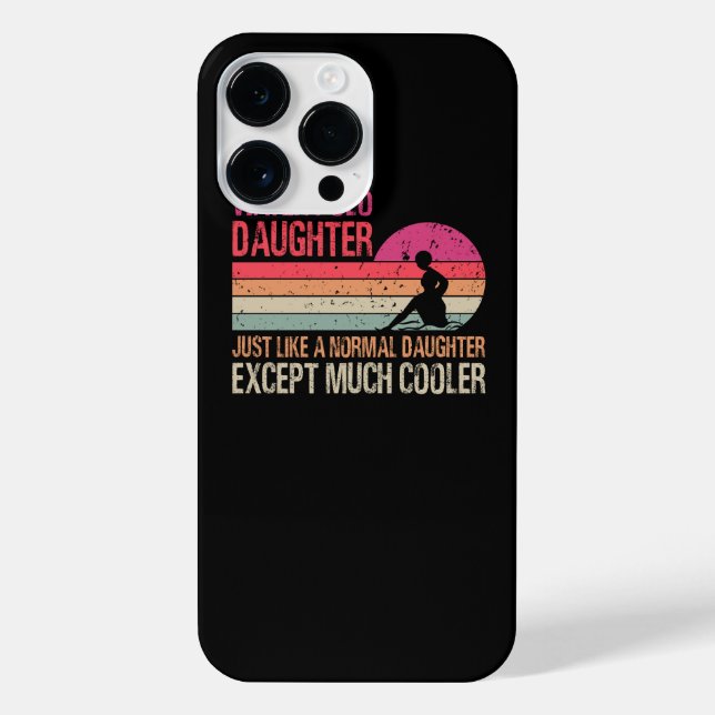 Water Polo Daughter Just Like A Normal Daughter Ex iPhone Case (Back)