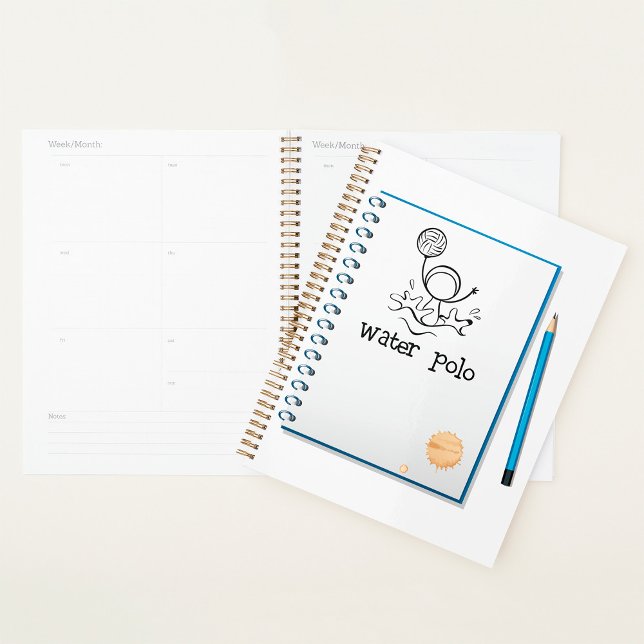 Water Polo Doodle Sketch Hand-Drawn Water Sport  Planner (Creator Uploaded)