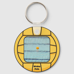 Water Polo frame (add your own photo!) Key Ring