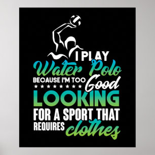 Water Polo Funny Poster