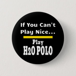 Water Polo Funny Sarcastic 6 Cm Round Badge