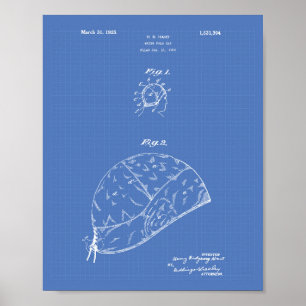 Water Polo Gap 1925 Patent Art Blueprint Poster