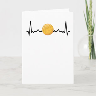 Water Polo Heartbeat   Water Polo Lover Gift Card