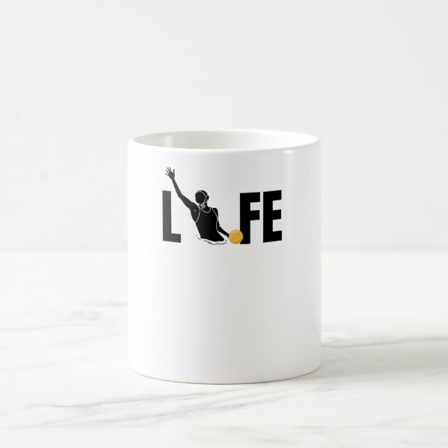 Water Polo Life | Water Polo Player Gift Coffee Mug (Center)