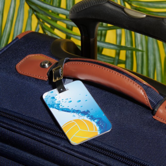 Water Polo Luggage Tag (Front Insitu 1)