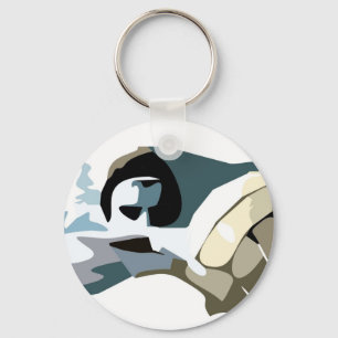water polo man key ring