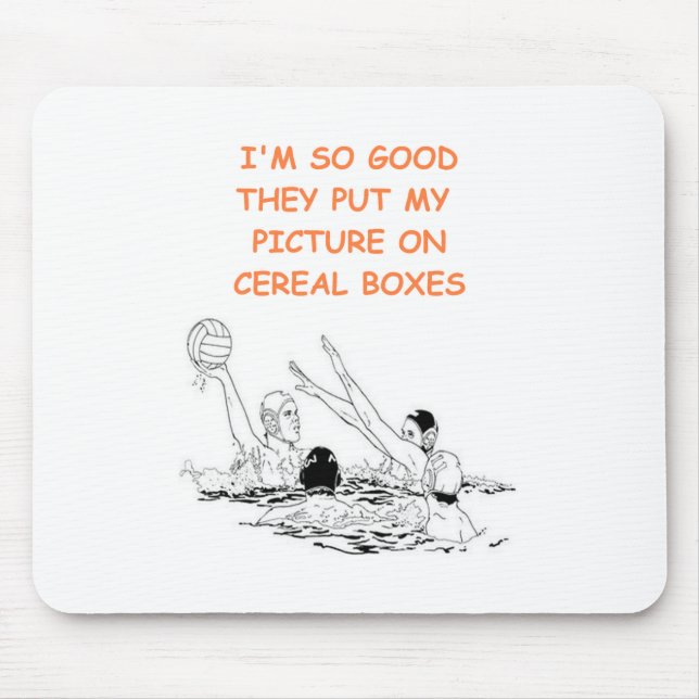 water polo mouse mat (Front)
