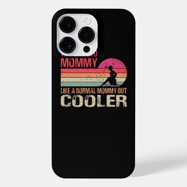 Water Polo Mummy Like A Normal Mummy But Cooler iPhone Case (Back)