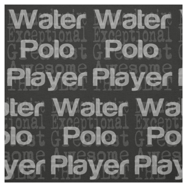 Water Polo Player Extraordinaire Fabric (Swatch)