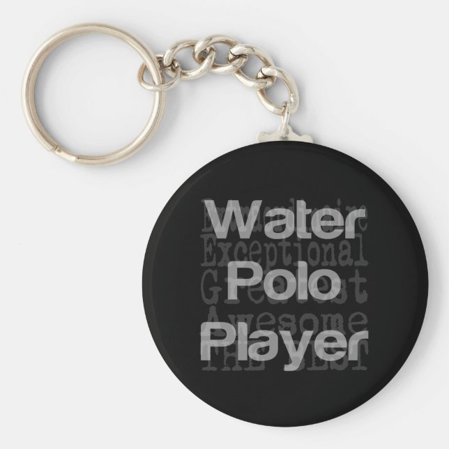 Water Polo Player Extraordinaire Key Ring (Front)