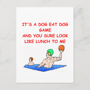 water polo postcard