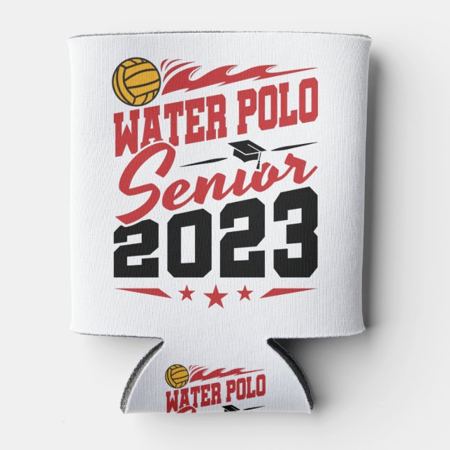 Water Polo Senior Class of 2023 Can Cooler (Front)