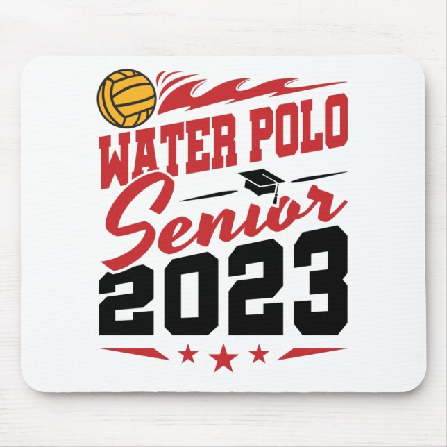 Water Polo Senior Class of 2023 Mouse Mat (Front)