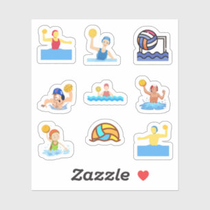 Water Polo Stickers