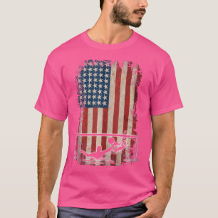 Water Polo T Shirt Waterpolo Usa American Flag