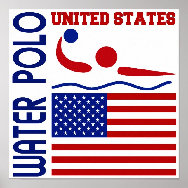 Water Polo United States Poster (Front)
