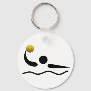 Water Polo Universal Sport Symbol Key Ring