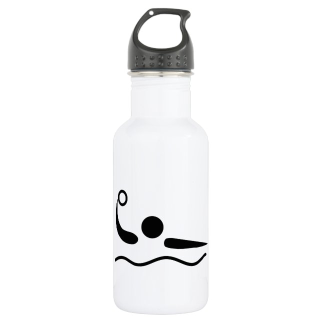 Water Polo Waterpolo Pictogram 532 Ml Water Bottle (Front)