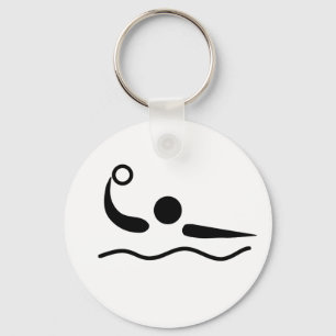 Water Polo Waterpolo Pictogram Key Ring