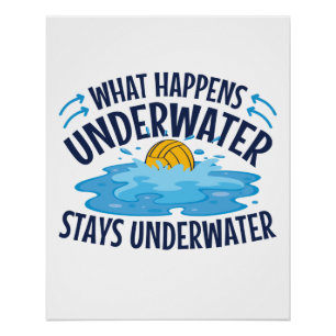 Water Polo What Happens Underwater Poster