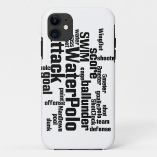 Water Polo Word Cloud Phone Case