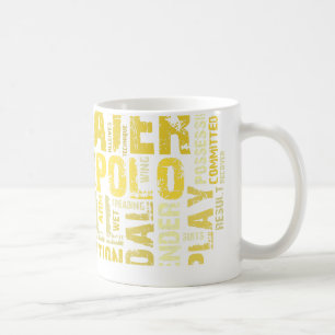 Water Polo Word Cloud Products Coffee Mug