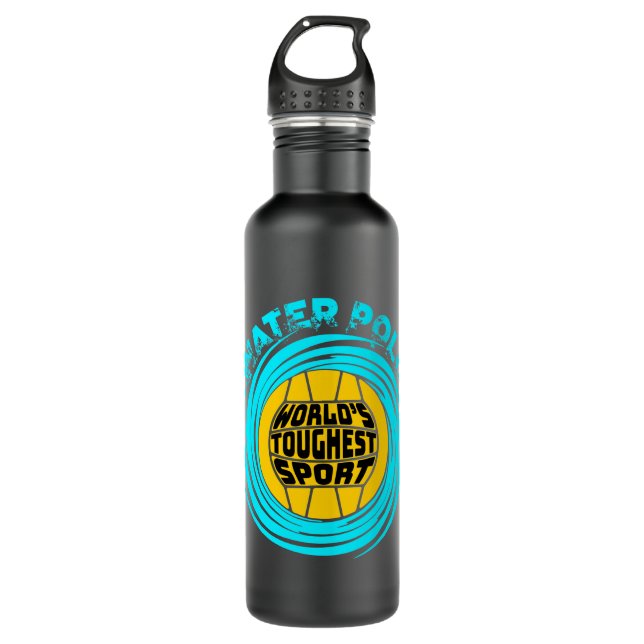 Water Polo World's Toughest Sport 710 Ml Water Bottle (Front)