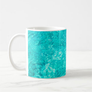 Water pool turquoise background coffee mug