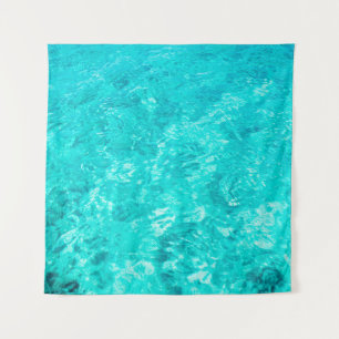 Water pool turquoise background tapestry