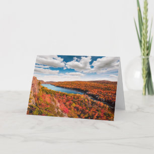 Water Porcupine Mountains Michigan Card