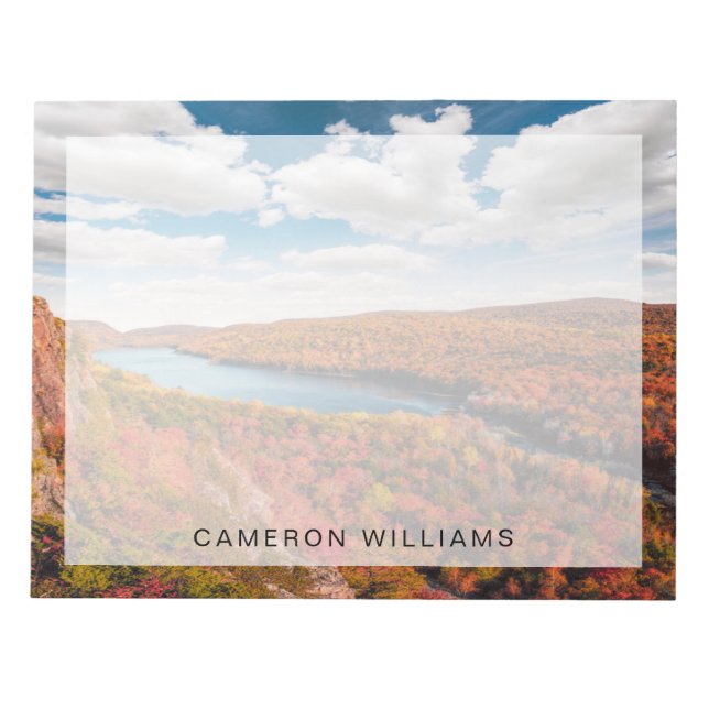 Water | Porcupine Mountains Michigan Notepad (Front)