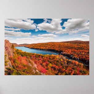 Water   Porcupine Mountains Michigan Poster