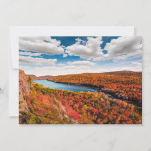 Water   Porcupine Mountains Michigan Thank You Card