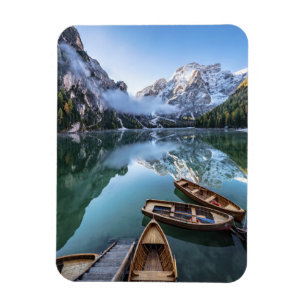 Water Pragser Wildsee Dolomites Italy Magnet
