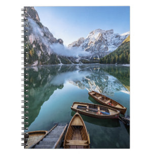 Water   Pragser Wildsee Dolomites Italy Notebook