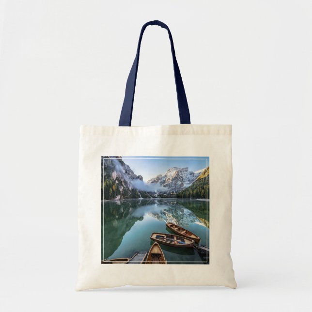 Water | Pragser Wildsee Dolomites Italy Tote Bag (Front)