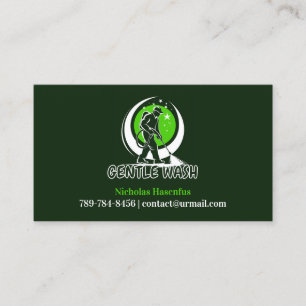 Water Pressure Wash Business Card